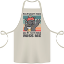 Funny Cat Miss My Party People Alcohol Beer Cotton Apron 100% Organic Natural