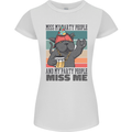 Funny Cat Miss My Party People Alcohol Beer Womens Petite Cut T-Shirt White