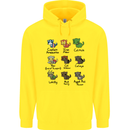 Funny Cat Superheroes Childrens Kids Hoodie Yellow