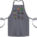 Funny Cat Superheroes Cotton Apron 100% Organic Steel