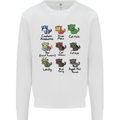 Funny Cat Superheroes Kids Sweatshirt Jumper White