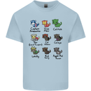 Funny Cat Superheroes Kids T-Shirt Childrens Light Blue