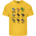 Funny Cat Superheroes Kids T-Shirt Childrens Yellow