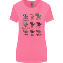 Funny Cat Superheroes Womens Wider Cut T-Shirt Azalea