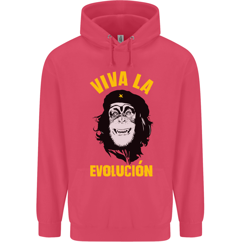 Funny Che Guevara Evolution Monkey Atheist Childrens Kids Hoodie Heliconia