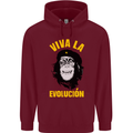 Funny Che Guevara Evolution Monkey Atheist Childrens Kids Hoodie Maroon