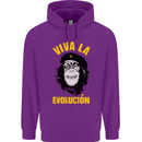 Funny Che Guevara Evolution Monkey Atheist Childrens Kids Hoodie Purple