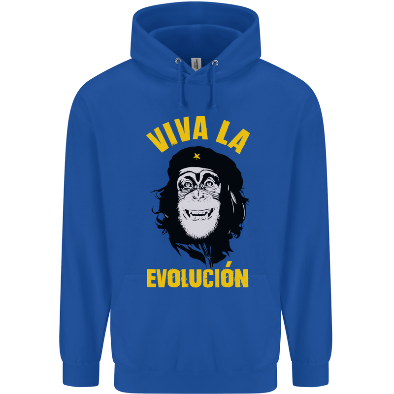 Funny Che Guevara Evolution Monkey Atheist Childrens Kids Hoodie Royal Blue