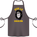 Funny Che Guevara Evolution Monkey Atheist Cotton Apron 100% Organic Dark Grey