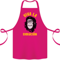 Funny Che Guevara Evolution Monkey Atheist Cotton Apron 100% Organic Pink