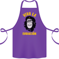 Funny Che Guevara Evolution Monkey Atheist Cotton Apron 100% Organic Purple