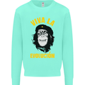 Funny Che Guevara Evolution Monkey Atheist Kids Sweatshirt Jumper Peppermint