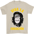 Funny Che Guevara Evolution Monkey Atheist Mens T-Shirt Cotton Gildan Sand