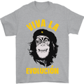 Funny Che Guevara Evolution Monkey Atheist Mens T-Shirt Cotton Gildan Sports Grey