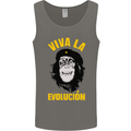 Funny Che Guevara Evolution Monkey Atheist Mens Vest Tank Top Charcoal