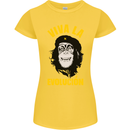 Funny Che Guevara Evolution Monkey Atheist Womens Petite Cut T-Shirt Yellow