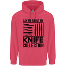 Funny Chef Ask About My Knife Collection Childrens Kids Hoodie Heliconia