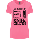 Funny Chef Ask About My Knife Collection Womens Wider Cut T-Shirt Azalea