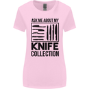 Funny Chef Ask About My Knife Collection Womens Wider Cut T-Shirt Light Pink