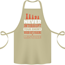 Funny Chess Never Interupt Your Enemy Cotton Apron 100% Organic Khaki