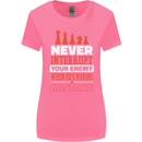 Funny Chess Never Interupt Your Enemy Womens Wider Cut T-Shirt Azalea