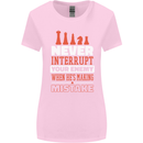 Funny Chess Never Interupt Your Enemy Womens Wider Cut T-Shirt Light Pink