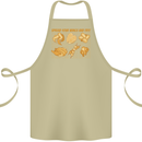 Funny Chicken Humour Chef BBQ Food Cook Cotton Apron 100% Organic Khaki