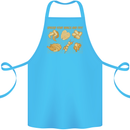 Funny Chicken Humour Chef BBQ Food Cook Cotton Apron 100% Organic Turquoise