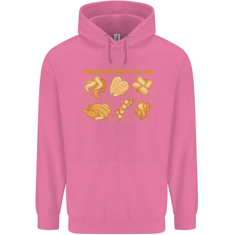 Funny Chicken Humour Chef BBQ Food Cook Mens 80% Cotton Hoodie Azelea