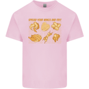 Funny Chicken Humour Chef BBQ Food Cook Mens Cotton T-Shirt Tee Top Light Pink