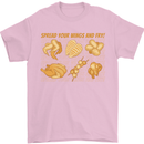Funny Chicken Humour Chef BBQ Food Cook Mens T-Shirt 100% Cotton Light Pink