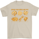 Funny Chicken Humour Chef BBQ Food Cook Mens T-Shirt 100% Cotton Sand