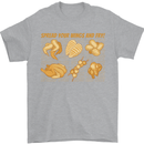 Funny Chicken Humour Chef BBQ Food Cook Mens T-Shirt 100% Cotton Sports Grey