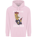 Funny Chicken Spy Parody Childrens Kids Hoodie Light Pink