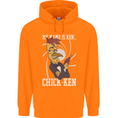 Funny Chicken Spy Parody Childrens Kids Hoodie Orange