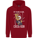 Funny Chicken Spy Parody Childrens Kids Hoodie Red