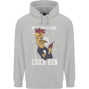 Funny Chicken Spy Parody Childrens Kids Hoodie Sports Grey