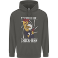 Funny Chicken Spy Parody Childrens Kids Hoodie Storm Grey