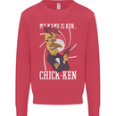 Funny Chicken Spy Parody Kids Sweatshirt Jumper Heliconia