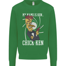 Funny Chicken Spy Parody Kids Sweatshirt Jumper Irish Green