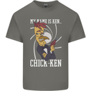Funny Chicken Spy Parody Kids T-Shirt Childrens Charcoal