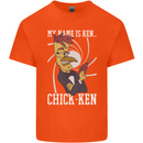 Funny Chicken Spy Parody Kids T-Shirt Childrens Orange