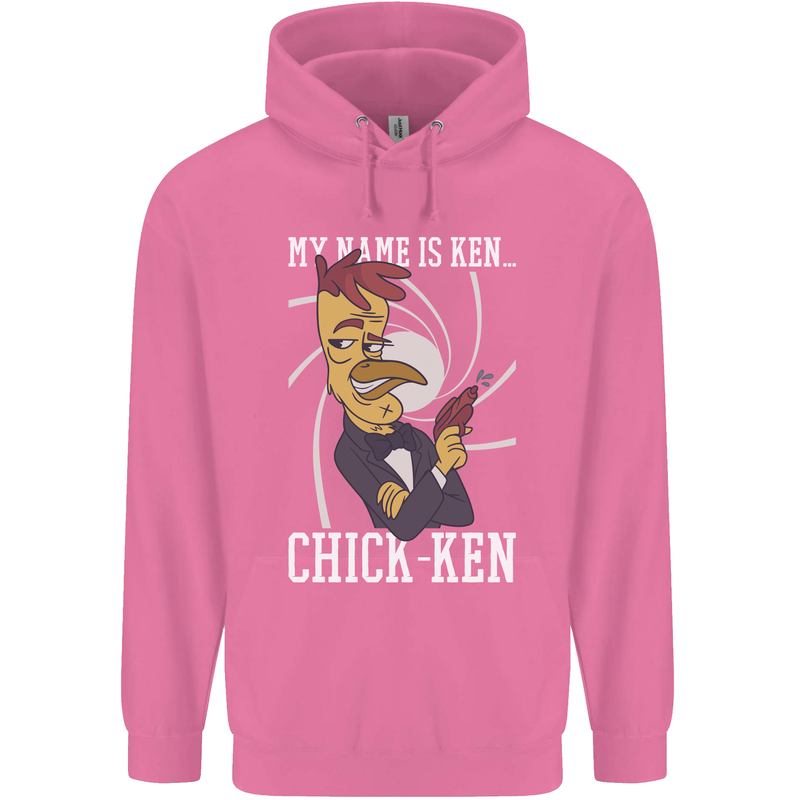 Funny Chicken Spy Parody Mens 80% Cotton Hoodie Azelea
