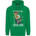 Funny Chicken Spy Parody Mens 80% Cotton Hoodie Irish Green