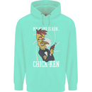 Funny Chicken Spy Parody Mens 80% Cotton Hoodie Peppermint