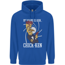 Funny Chicken Spy Parody Mens 80% Cotton Hoodie Royal Blue