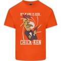 Funny Chicken Spy Parody Mens Cotton T-Shirt Tee Top Orange
