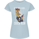 Funny Chicken Spy Parody Womens Petite Cut T-Shirt Light Blue
