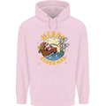 Funny Chickens Merry Cluckmas Childrens Kids Hoodie Light Pink
