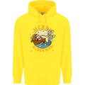 Funny Chickens Merry Cluckmas Childrens Kids Hoodie Yellow
